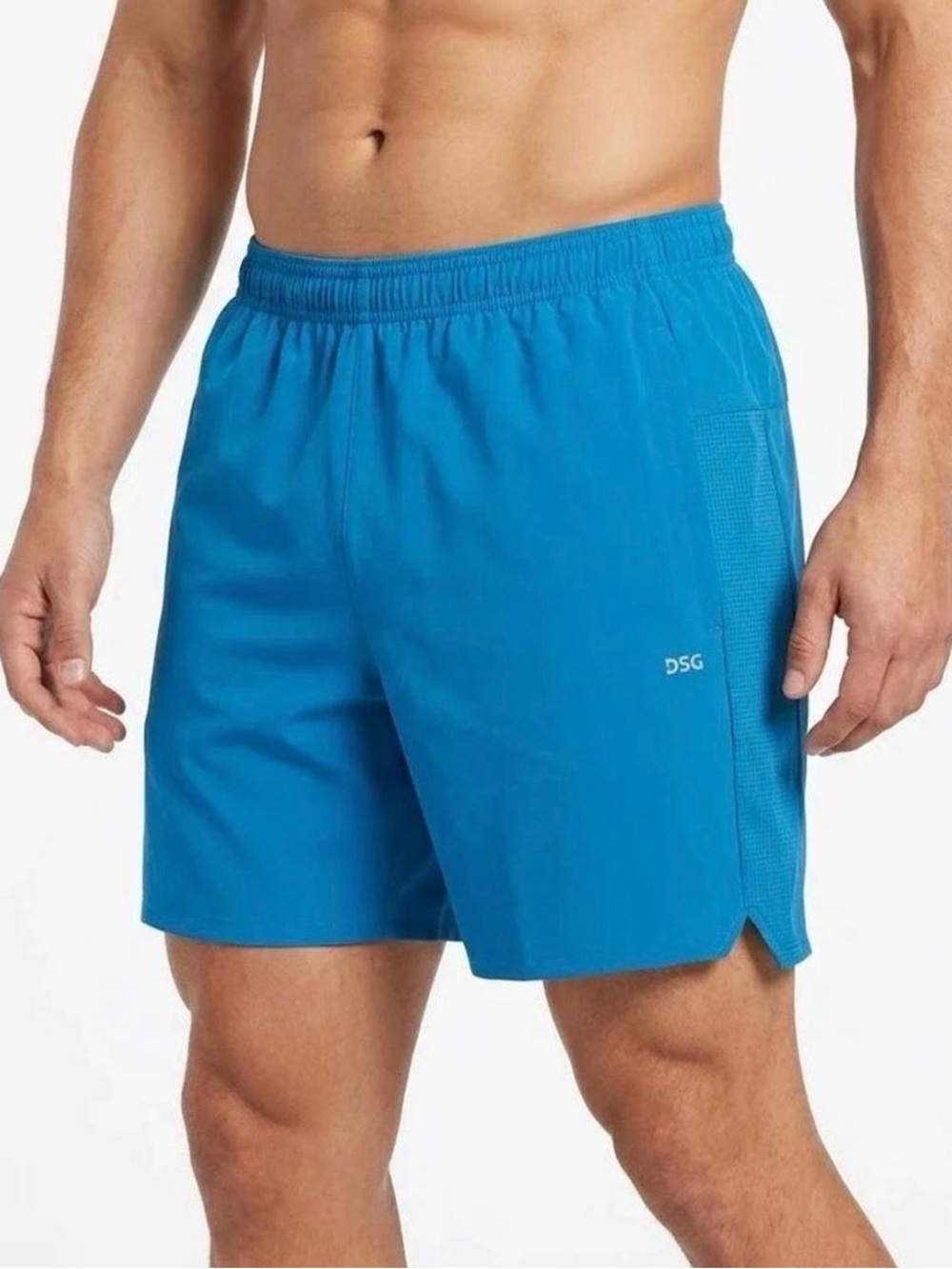 DSG Dark Teal Blue 5" Stride Shorts Men’s Size L.